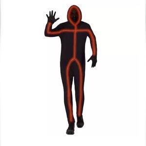 Adult Light-Up Black and Red Costume